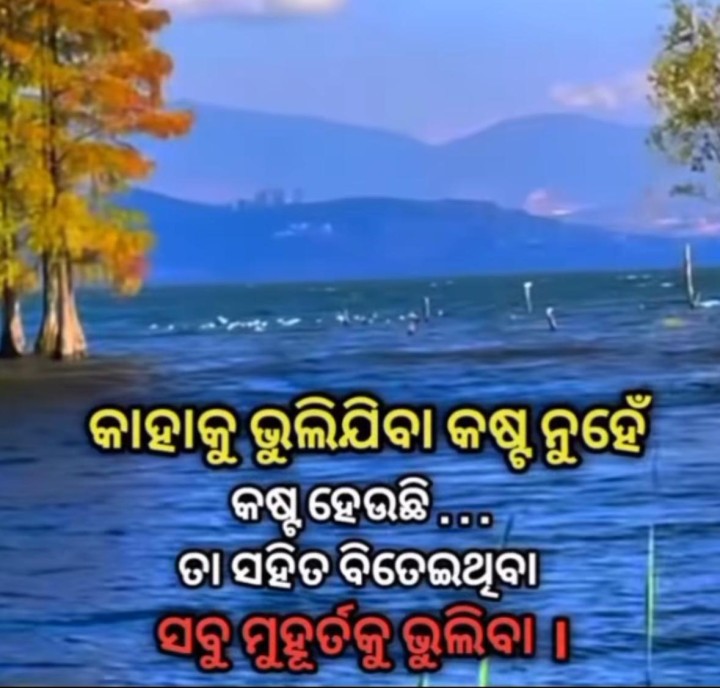 କାହା କୁ ଭୁଲି ଯିବା କଷ୍ଟ ନୁହେଁ