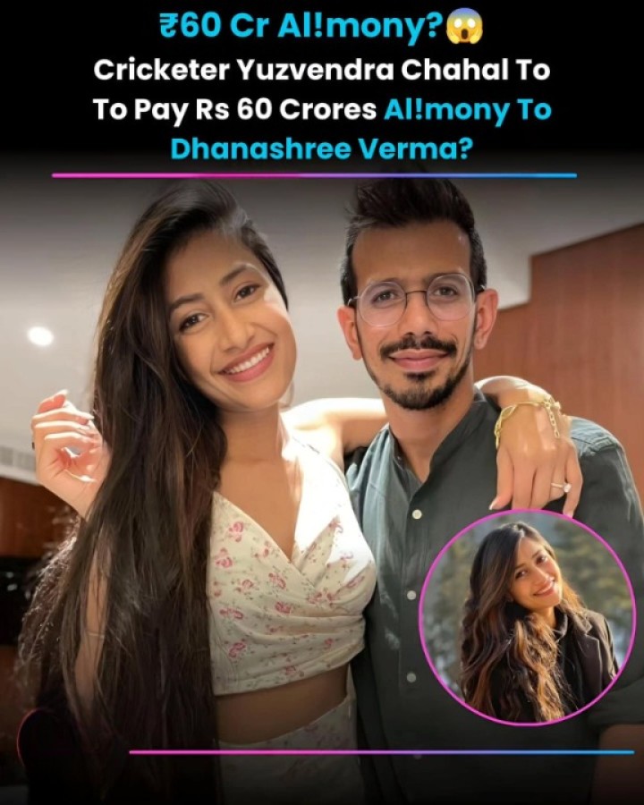 Indian spinner Yuzvendra Chahal recently addressed about his d!vorce from Dhanashree Verma with a c₹yptic social media post. Though he didn’t mention her name, he hinted at misleading posts circulating online. Now, reports suggest that Chahal may have to pay ₹60 crore in al!mony after the d!vorce.