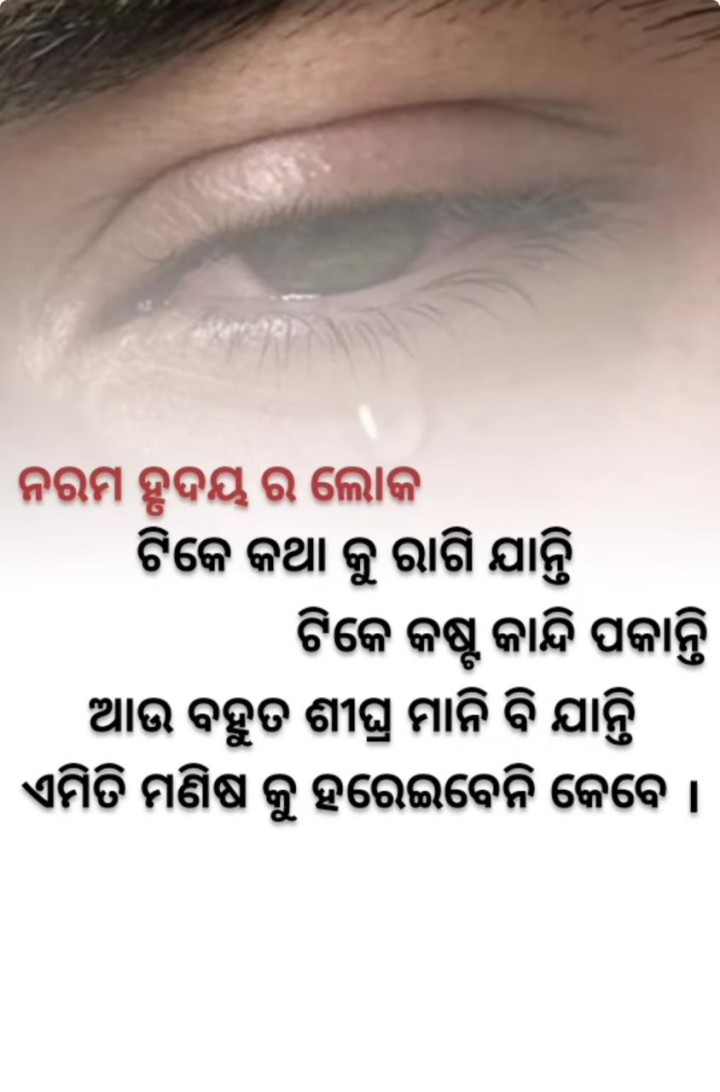 ନରମ ହୃଦୟ ର ଲୋକ