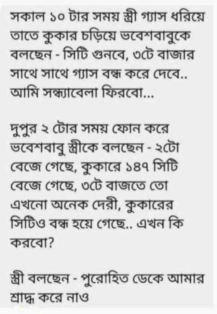 একটি প্রেসার কুকার ও সিটির গল্প।