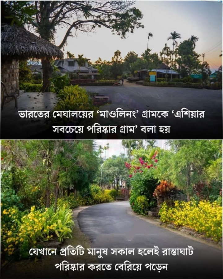 ভারতের সব থেকে পরিষ্কার গ্রাম।