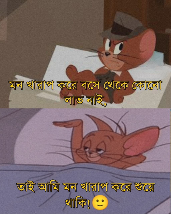 মন খারাপ করে বসে থেকে লাভ নেই?