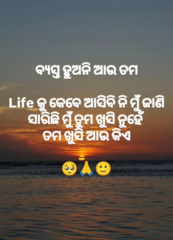 ବ୍ୟସ୍ତ ହୁଅନି
