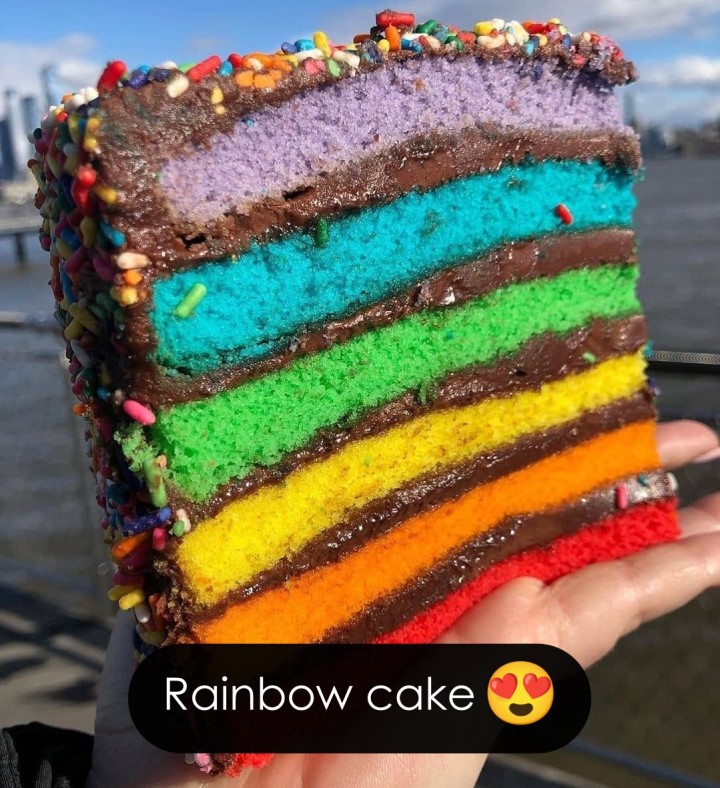 Rainbow cake eppudaina taste chesara