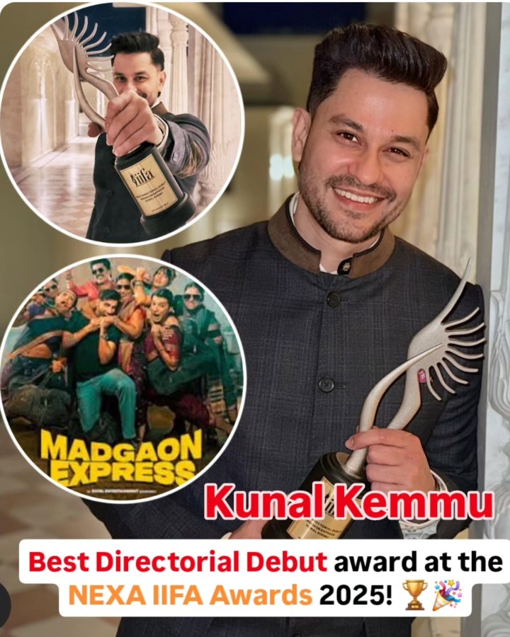 Kunal Kemmu takes home the Best Directorial Debut award at the NEXA IIFA Awards 2025! Big win for Madgaon Express!