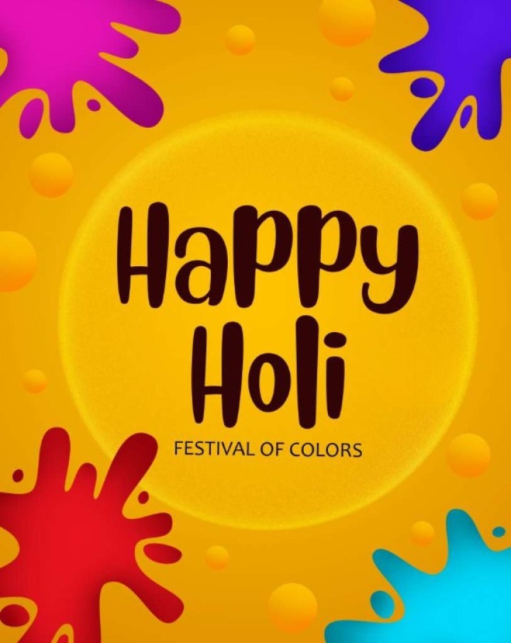 Happy Holi, Festival of Colors.