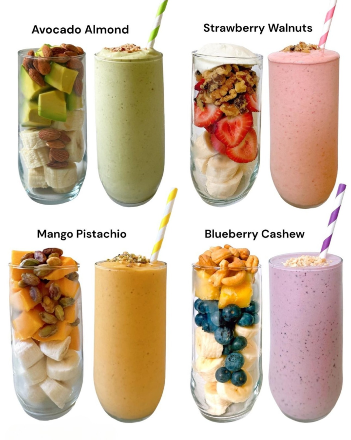 চাররকমের দারুন স্মুথি।