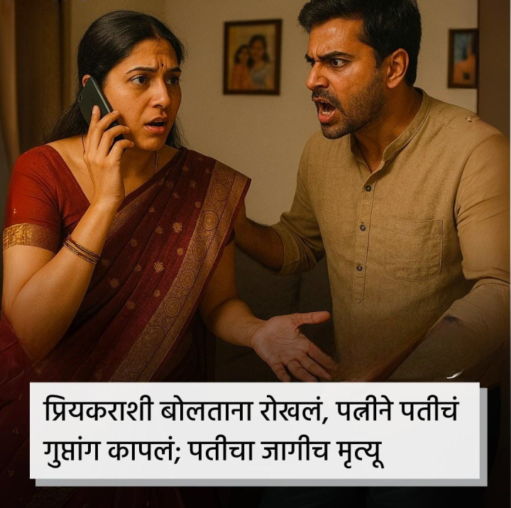 पत्नीने उचलले टोकाचे पाऊल