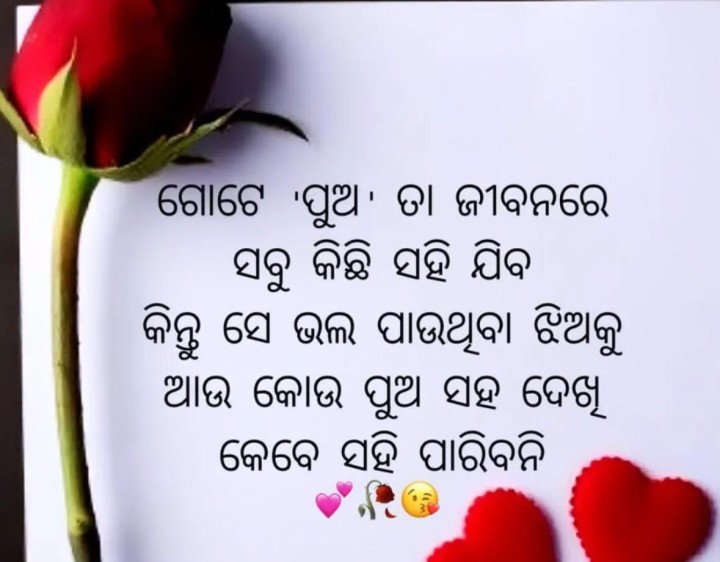 ଗୋଟେ ପୁଅ ସବୁ କିଛି ସହି ପାରିବ