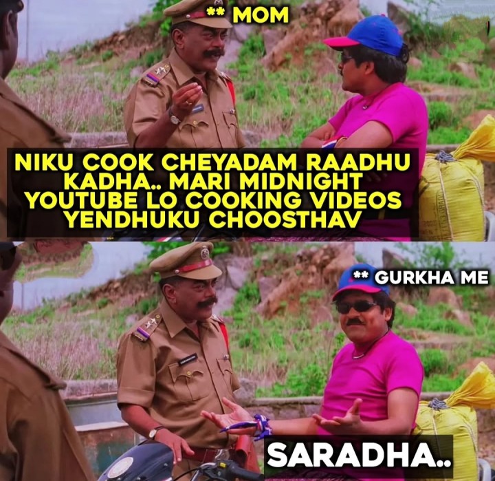 Sarada kosam chustam ante follow avtama enti