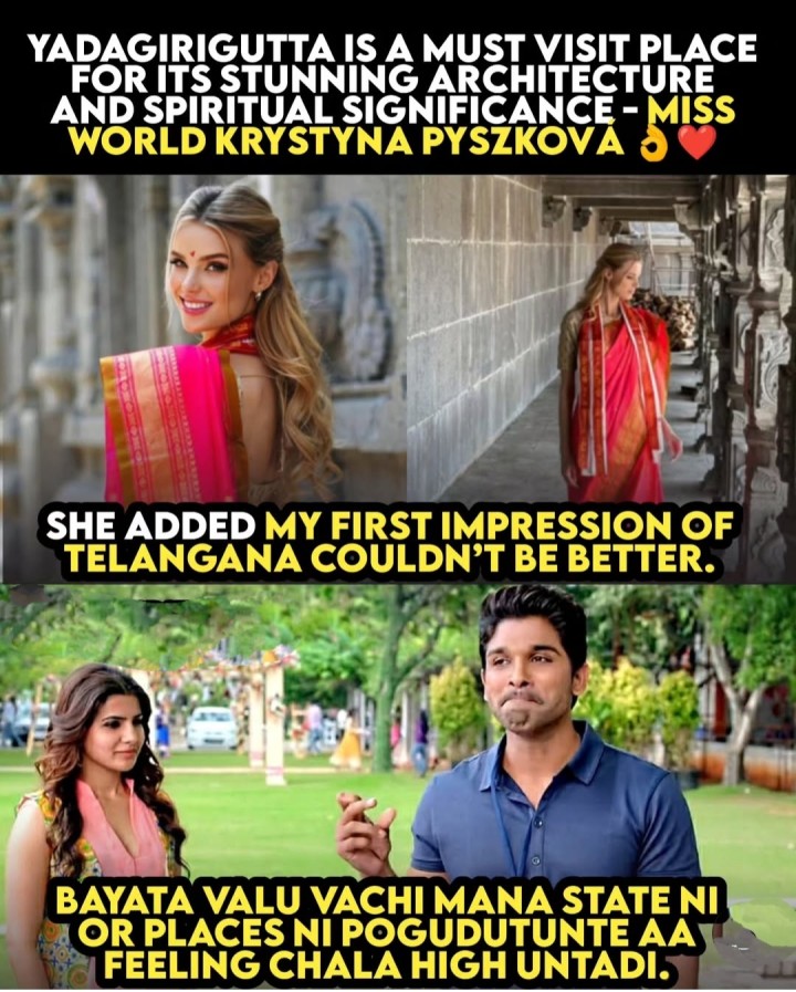 Yadadriki vachina miss world