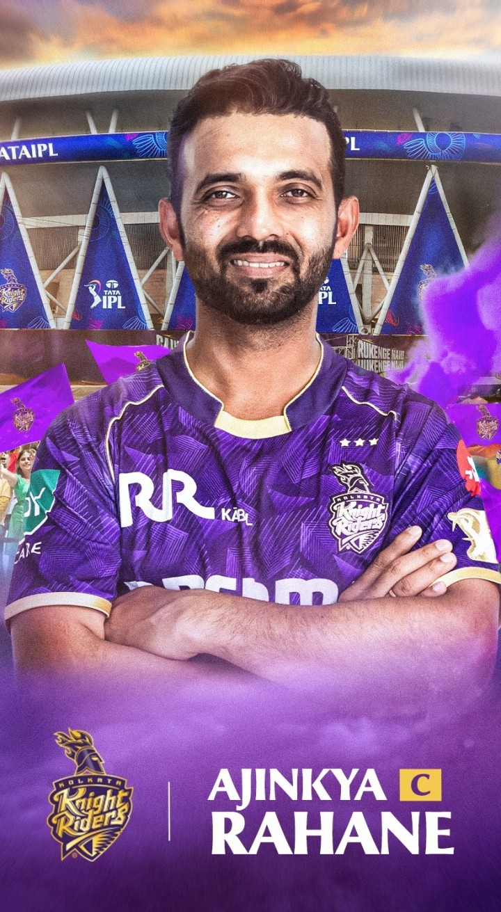 Captain Ajinkya Rahane gears up to take command of the defending champions Kolkata Knight Riders.