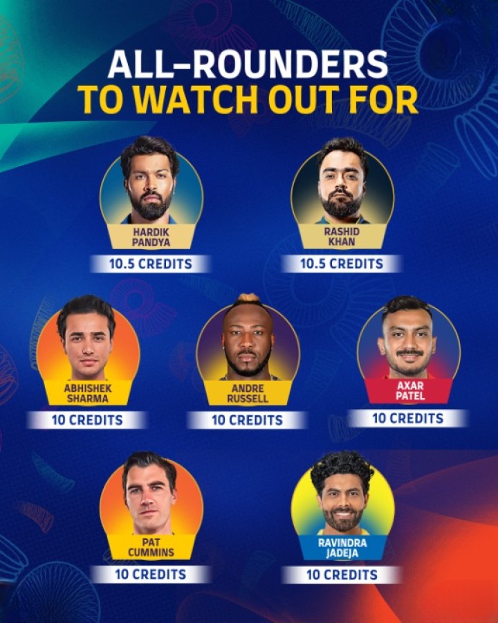 They can bat, bowl, and field.