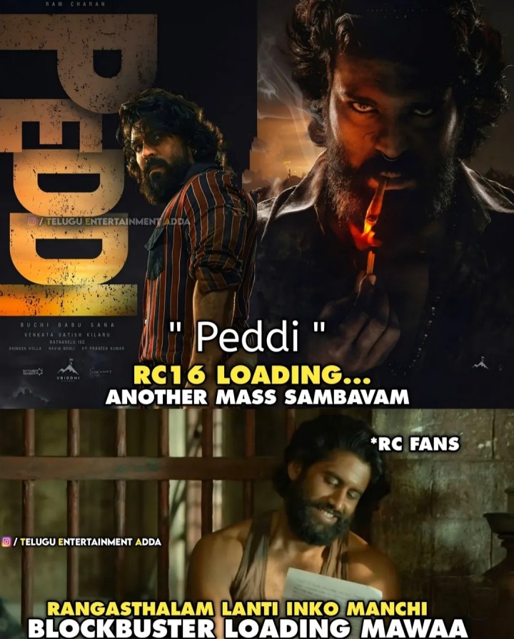Ram charan birthday ki release ayindi poster