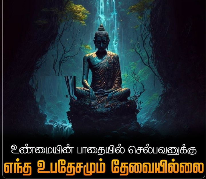 உண்மையின் பாதையில் செல்பவனுக்கு, எந்த உபதேசமும் தேவையில்லை