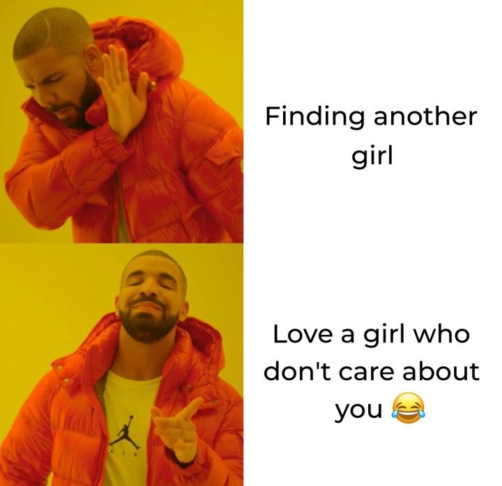 Love a girl who do not care about you.