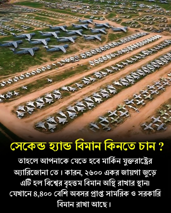 কি ভাবছেন কিনবেন নাকি সেকেন্ডহ্যান্ড বিমান?
