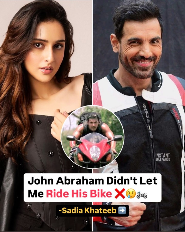 Sadia Khateeb On new found love for bikes after meeting John Abraham?