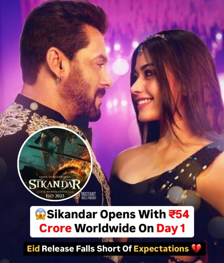 Salman Khan’s Sikandar kicks off with ₹54 crore worldwide on Day 1! While the film takes a decent start, it falls short of Jawan and L2: Empuraan’s massive openings. Will it pick up over the weekend?