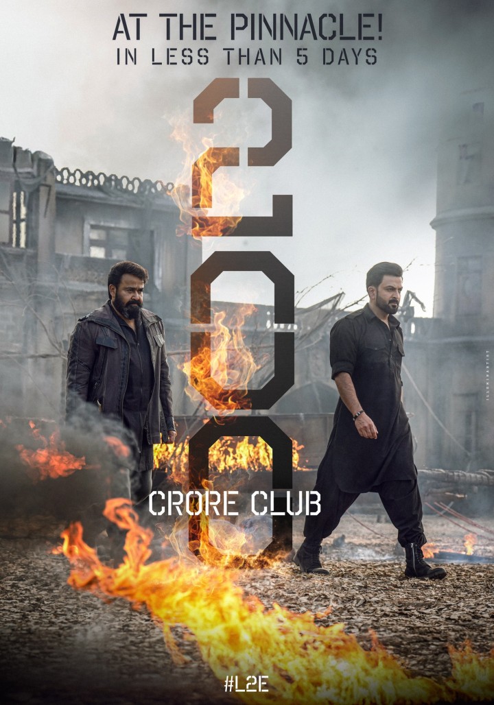 The OVERLORD shatters the 200 crore barrier in style! EMPURAAN makes history!