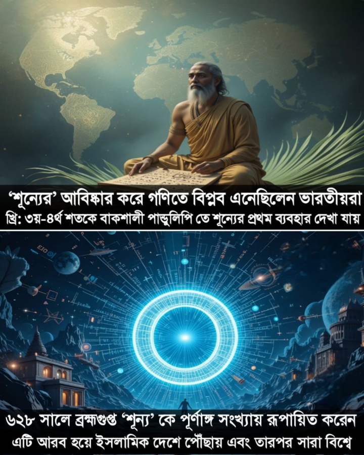 শূন্যের আবিষ্কার ও ব্যবহার।