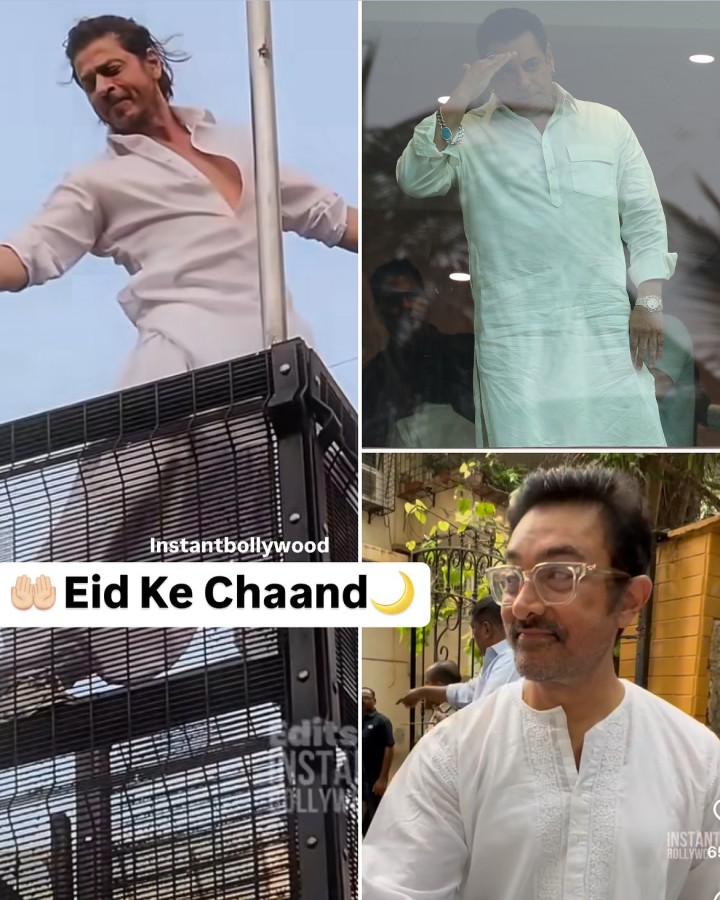 Khans of Bollywood give their fans a special Eid appearance