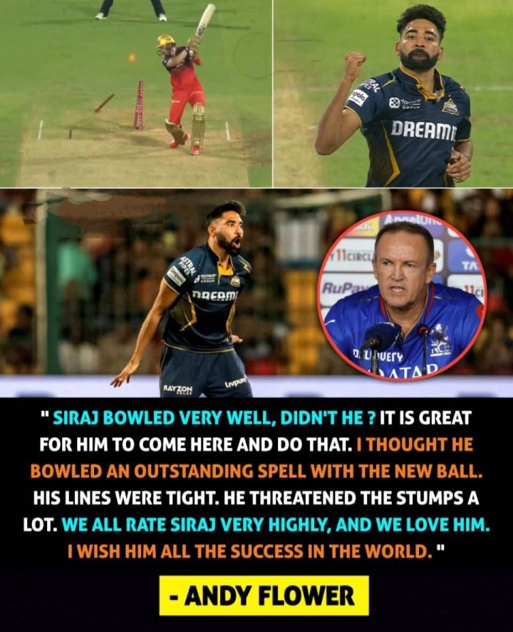 HE THREATENED THE STUMPS A LOT. WE ALL RATE SIRAJ VERY HIGHLY, AND WE LOVE HIM. I WISH HIM ALL THE SUCCESS IN THE WORLD