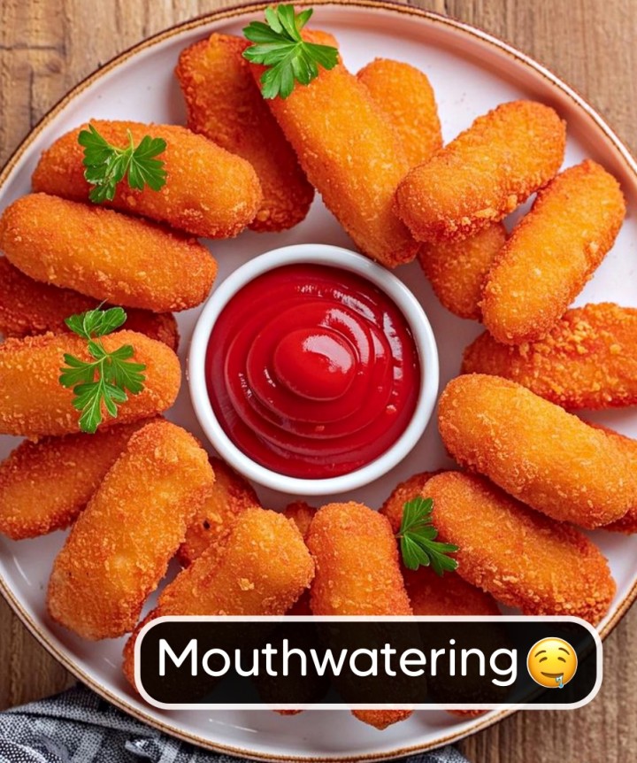 Mouthwatering mozerella sticks