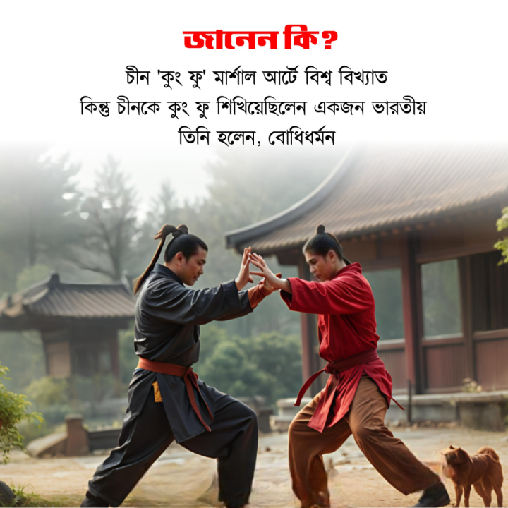 কুং ফু, ভারত ও চিন।
