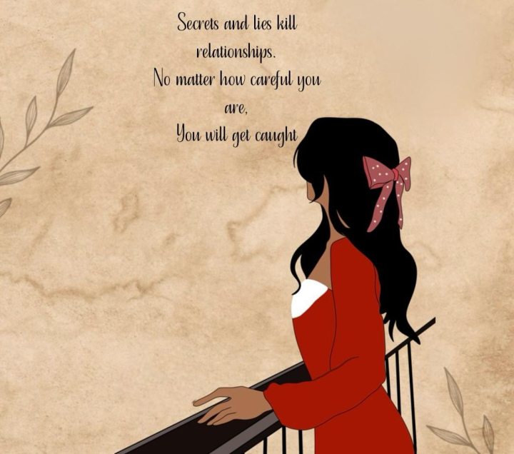 Sectres and lies kill relationship