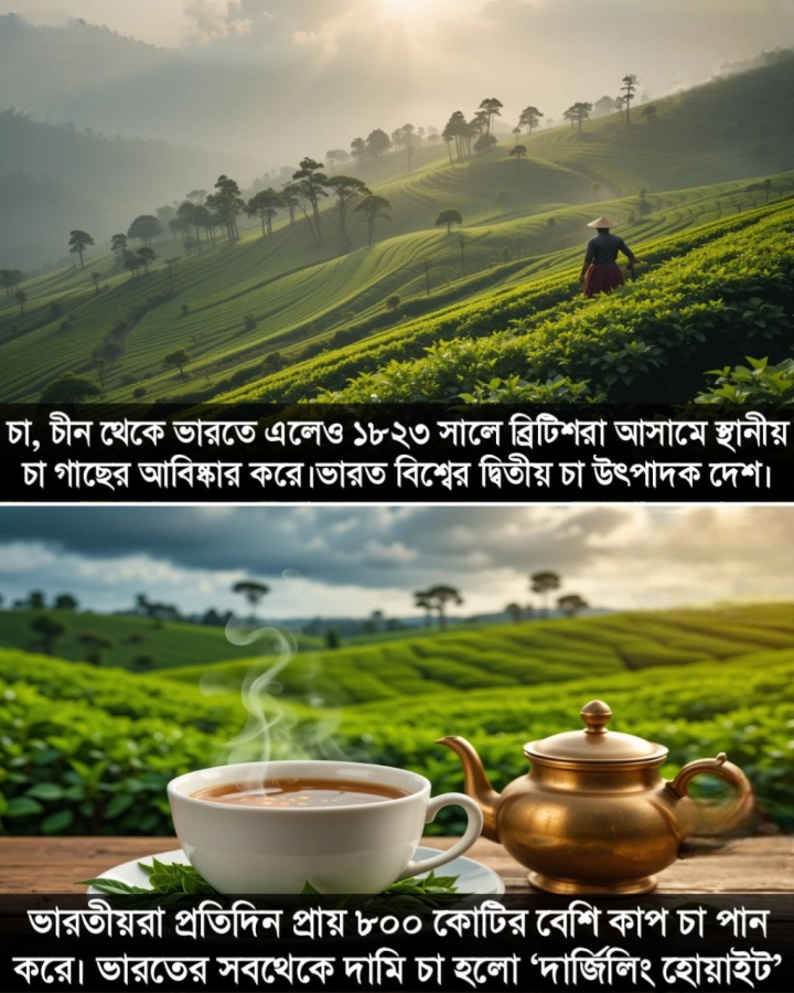 চা, চিন ও ভারতের গল্প।