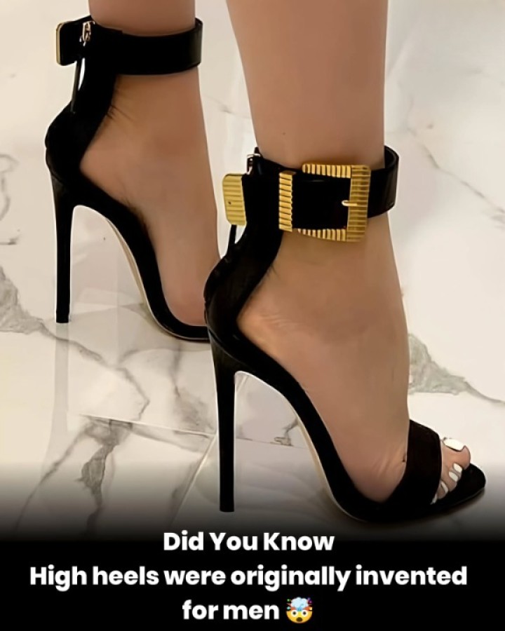 High heels were originally designed for men, specifically for Persian cavalry soldiers in the 10th century to secure their feet in stirrups and improve stability while riding and shooting arrows.