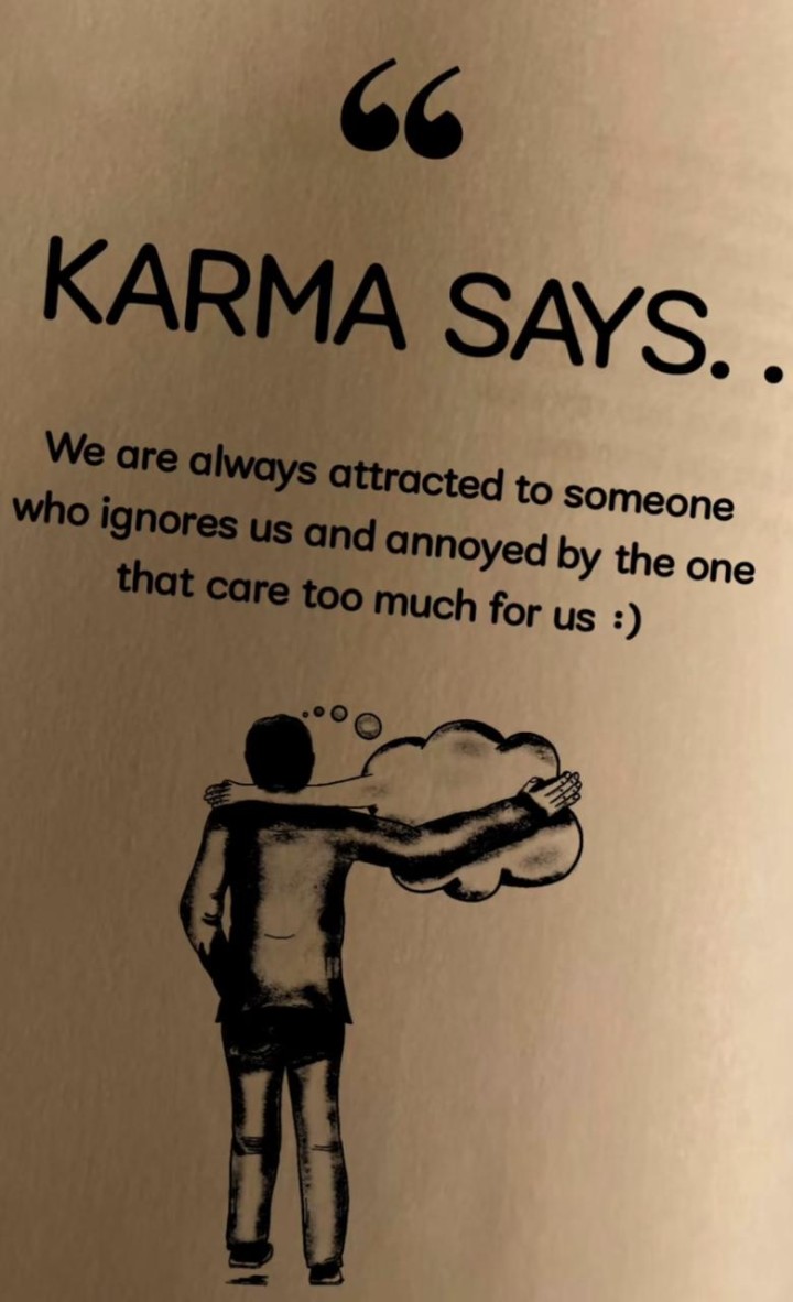 karma says