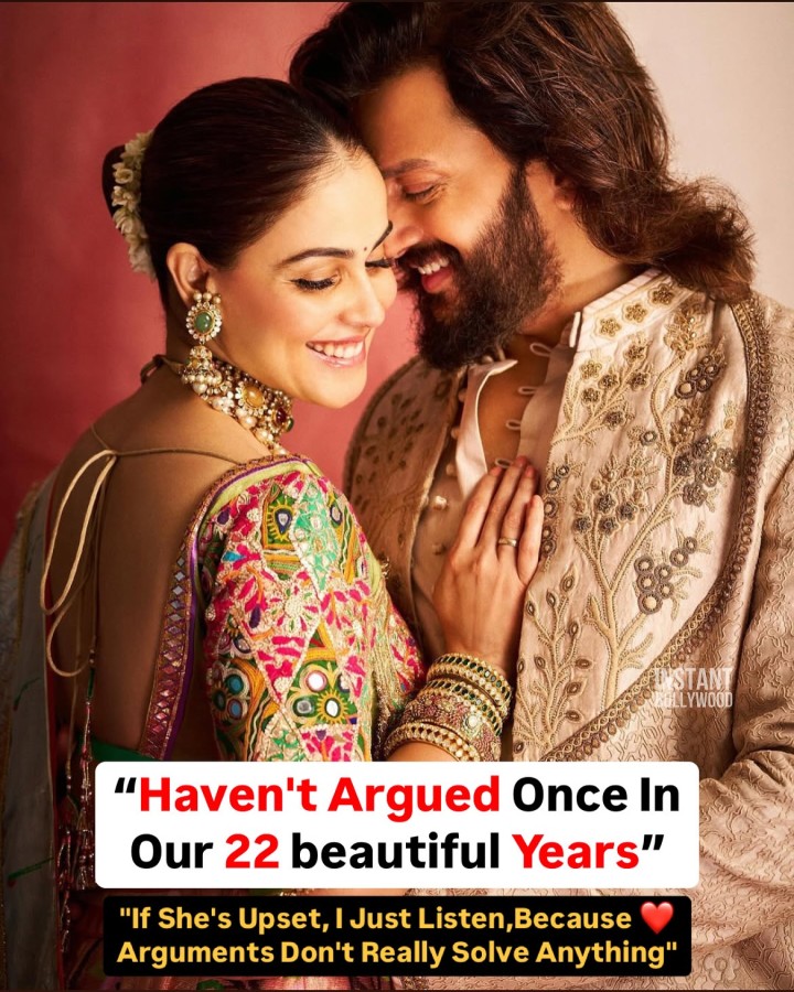 Riteish shared the secret of his happy relationship with Genelia.