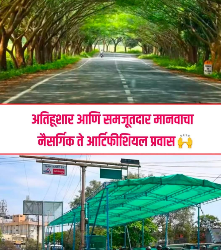 नैसर्गिक ते आर्टिफिशियल प्रवास