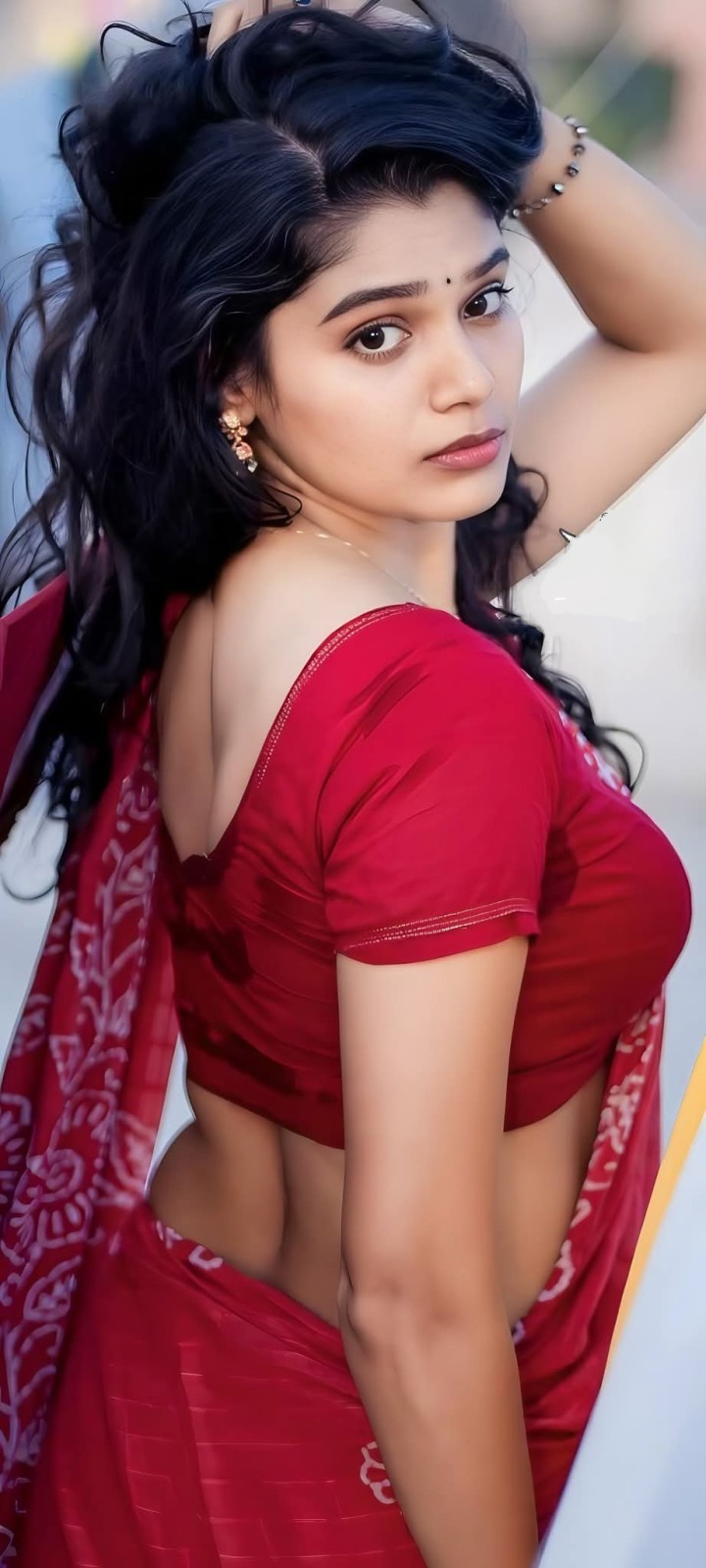Red Saree doll