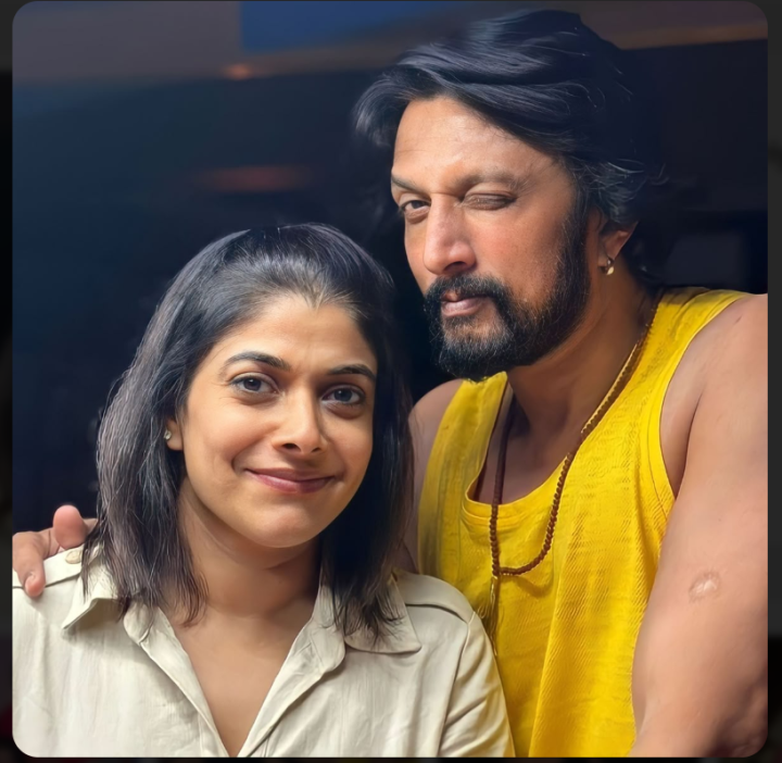 Kiccha Sudeepa & Priya Sudeep