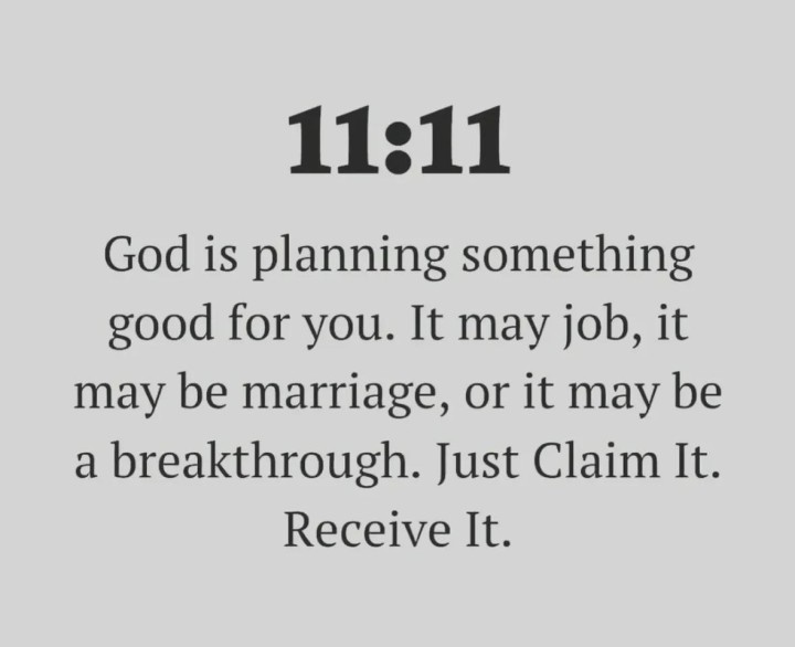 God is planning something good for you