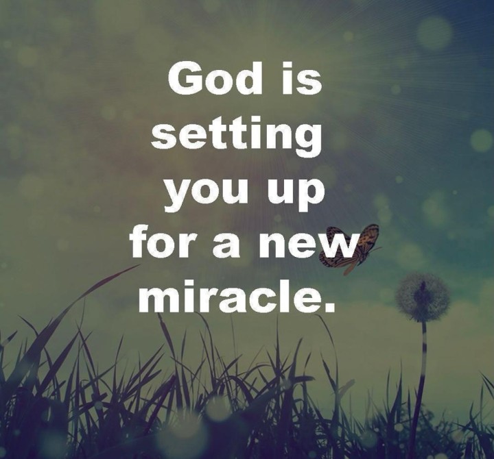 God is setting you up