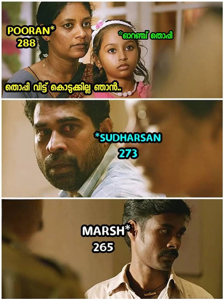 ഓറഞ്ച് ക്യാപ്പ് അവസ്ഥ..