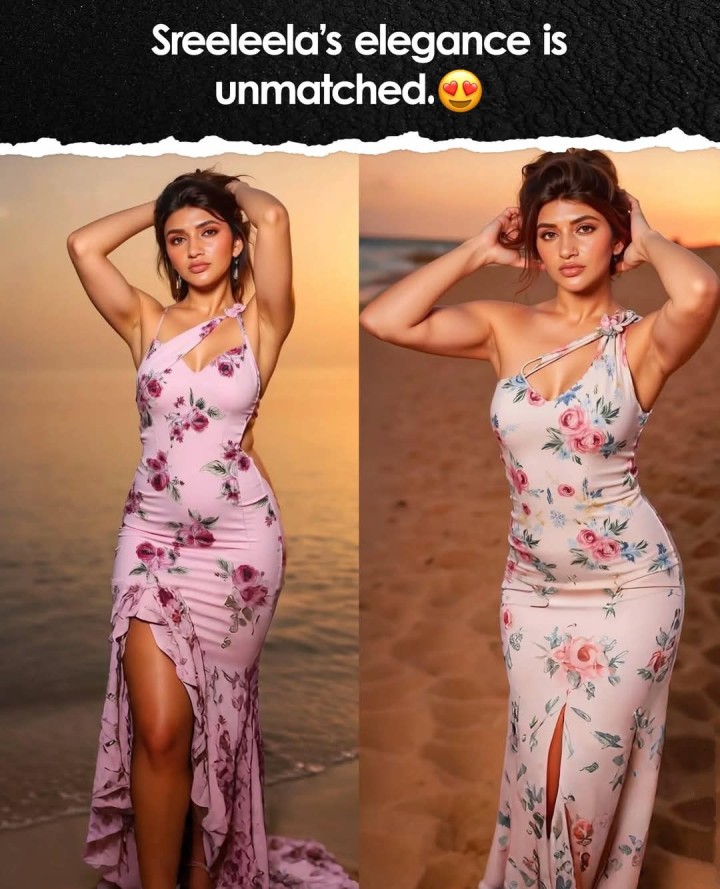 Sreeleela's elegance is unmatched.