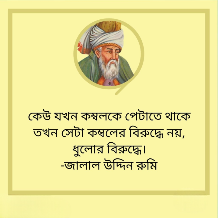 আসলে কম্বল না , কম্বলের ধুলো সরানোই উদ্দেশ্য।