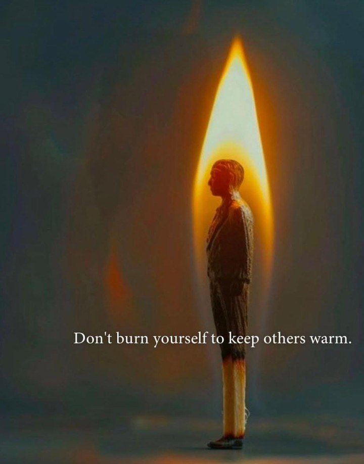 Don't burn yourself