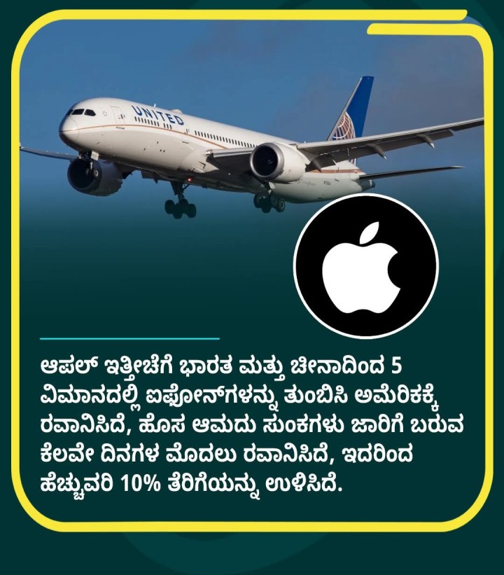 ಹೊಸ ಆಮದು ಸುಂಕಗಳು ಜಾರಿಗೆ ಬರುವ ಕೆಲವೇ ದಿನಗಳ ಮೊದಲು ರವಾನಿಸಿದೆ, ಇದರಿಂದ ಹೆಚ್ಚುವರಿ 10% ತೆರಿಗೆಯನ್ನು ಉಳಿಸಿದೆ.