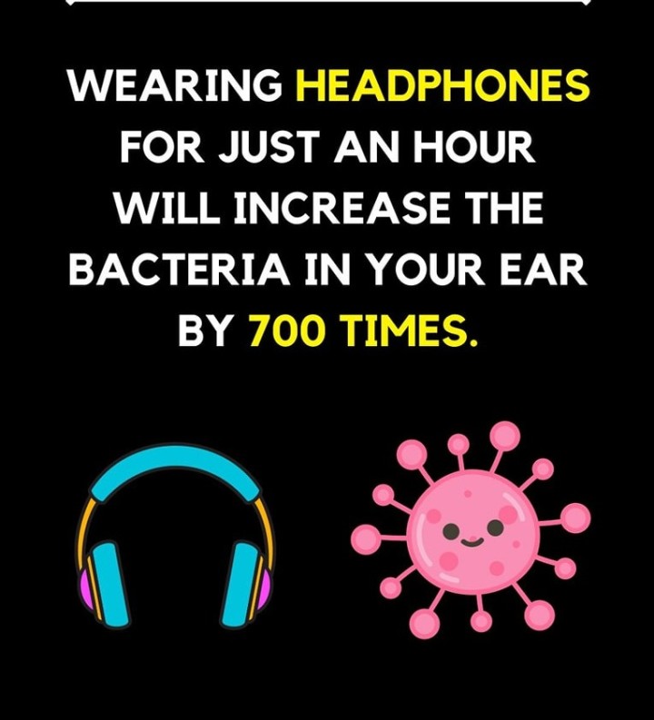 Benefits of wearing headphones.