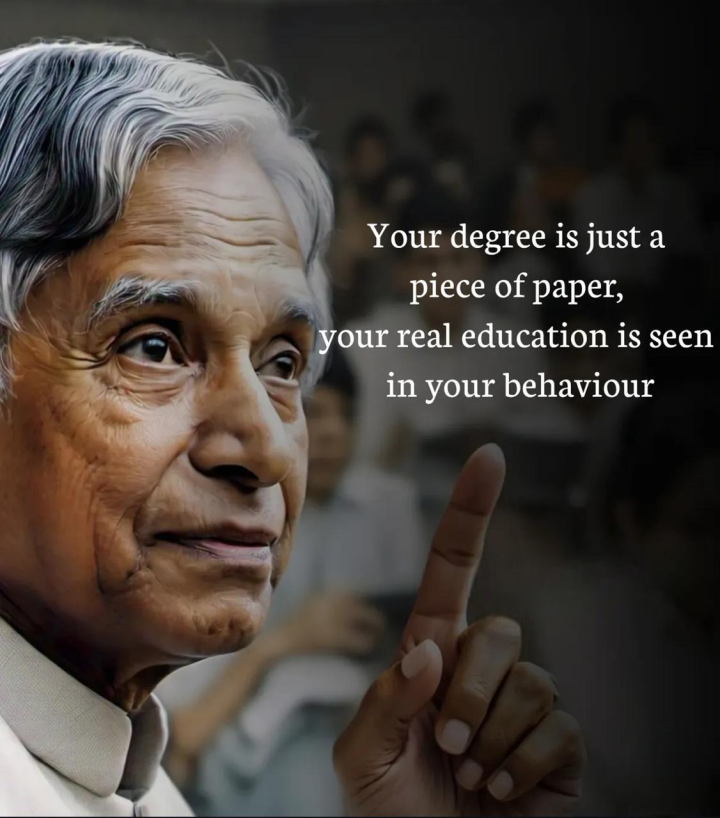 Your degree is just a piece of paper