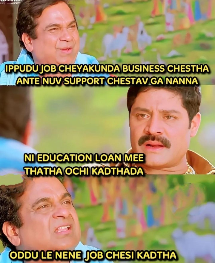 Education teeskunnaka job cheyakatappadu