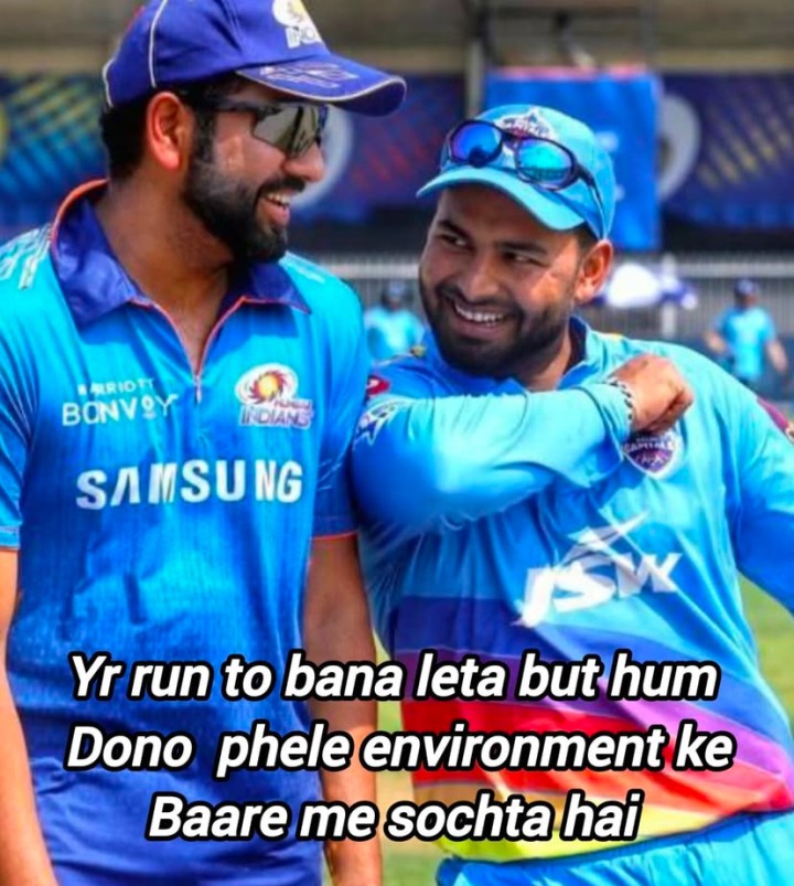 Rohit bhai hum bas environment ka soch ke runs nahi bana rahe hain