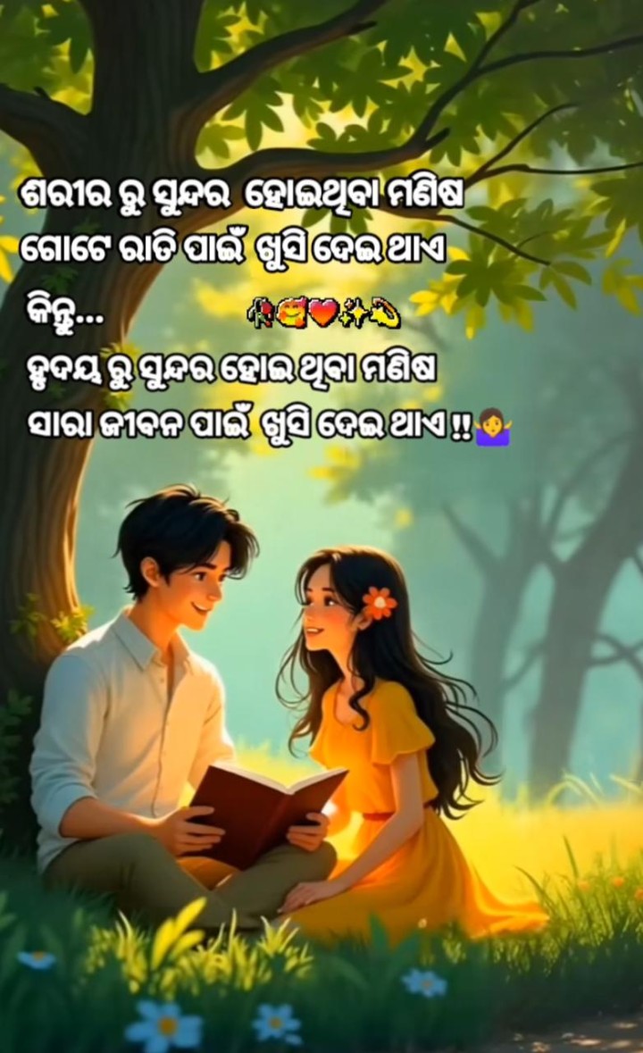 ହୃଦୟ ରୁ ସୁନ୍ଦର ହେଇ ଥିବା ଦରକାର