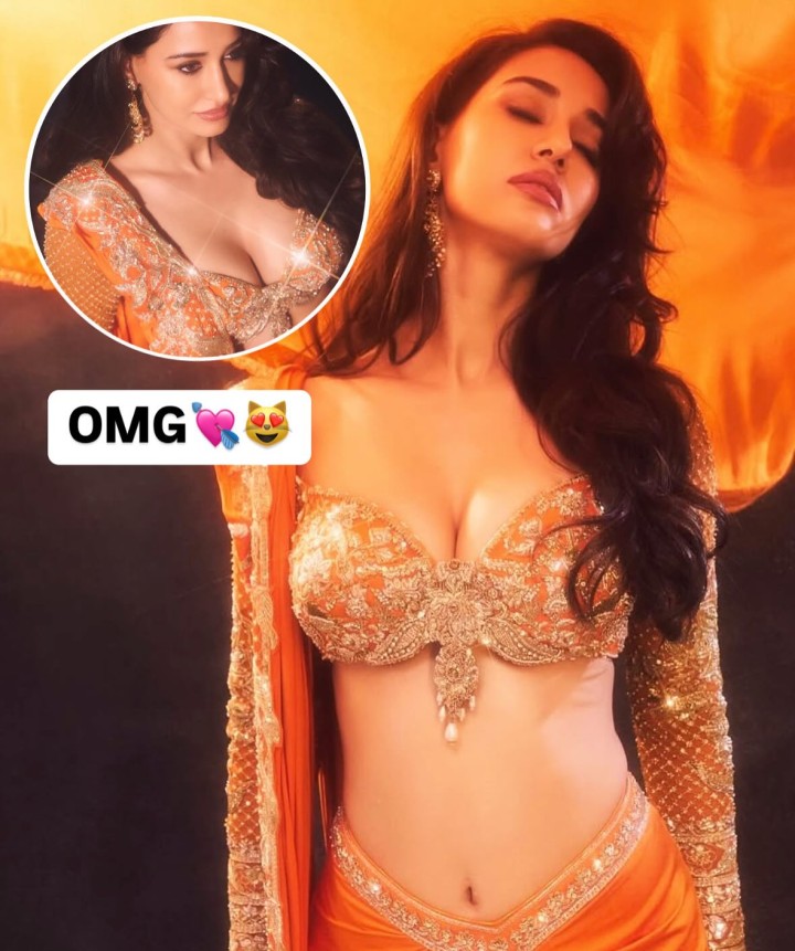 Disha Patani turns heads in a vibrant orange outfit, serving beauty and confidence in every frame